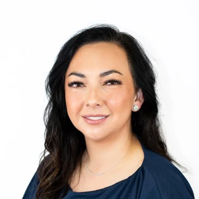 A headshot of one of the staff members of the clinic, angie
